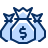Money Bag 1 Icon from Cyber Duotone Set
