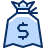 Money Bag 2 Icon from Cyber Duotone Set