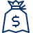 Money Bag 2 Icon from Cyber Line Set