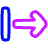 Arrow Right Start Icon from Plump Neon Set