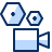 Movie Camera 1 Icon from Cyber Duotone Set