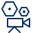 Movie Camera 2 Icon from Cyber Line Set