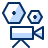 Movie Camera 2 Icon from Cyber Duotone Set