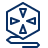 Movie Film 2 Icon from Cyber Line Set