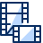 Movie Film Strip Icon from Cyber Duotone Set