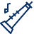 Clarinet Icon from Cyber Line Set
