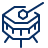 Drum 3 Icon from Cyber Line Set