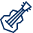 Guitar Icon from Cyber Line Set