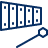 Xylophone Icon from Cyber Line Set