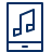 Music Player Mobile 1 Icon from Cyber Line Set