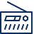 Radio 2 Icon from Cyber Line Set