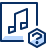 Music About Icon from Cyber Duotone Set
