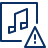 Music Alert Icon from Cyber Line Set