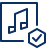 Music Check Icon from Cyber Line Set