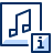 Music Info Icon from Cyber Duotone Set