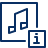 Music Info Icon from Cyber Line Set