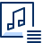Music List 1 Icon from Cyber Duotone Set
