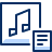 Music List 2 Icon from Cyber Duotone Set