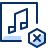 Music Remove Icon from Cyber Duotone Set