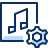 Music Setting Icon from Cyber Duotone Set
