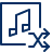 Music Shuffle Icon from Cyber Line Set