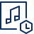 Music Timeout Icon from Cyber Line Set
