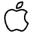 Apple Logo Icon from Logos Line - Free Set
