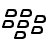 Blackberry Logo Icon from Logos Line - Free Set