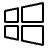 Microsoft Windows Logo 3 Icon from Logos Line - Free Set