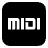 Midi Logo Icon from Logos Block - Free Set
