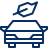 Eco Car Icon from Cyber Line Set