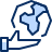 Eco Globe 1 Icon from Cyber Duotone Set