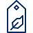 Eco Tag Icon from Cyber Line Set