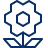Flower 3 Icon from Cyber Line Set