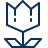 Flower 6 Icon from Cyber Line Set