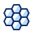 Honey Comb Icon from Cyber Duotone Set