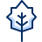 Leaf 2 Icon from Cyber Duotone Set