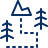 Map Mountain Forest Icon from Cyber Duotone Set