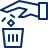 Recycle Hand Icon from Cyber Line Set