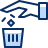 Recycle Hand Icon from Cyber Duotone Set