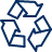 Recycle Sign Icon from Cyber Line Set
