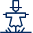 Scarecrow Icon from Cyber Line Set