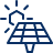 Solar Plant Icon from Cyber Line Set