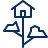 Tree House Icon from Cyber Line Set