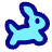 Rabbit Hare Speed Fast Icon from Plump Pop Set