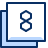 Filter 8 Icon from Cyber Duotone Set