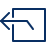 Navigation Back Previous Square Icon from Cyber Line Set