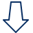 Navigation Down Arrow Icon from Cyber Line Set