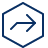 Navigation Next Hexagon 1 Icon from Cyber Line Set