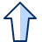 Navigation UP Arrow Icon from Cyber Duotone Set